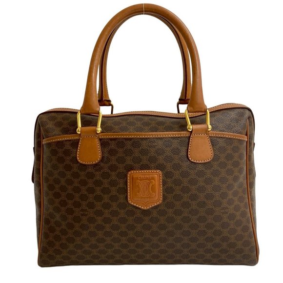 CELINE Brown Leather Bag - Picture 1 of 10